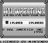HAL Wrestling screenshot 3 for GameBoy